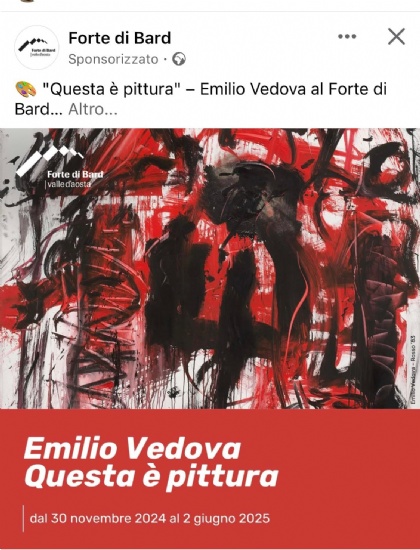 EMILIO VEDOVA QUESTA E' PITTURA